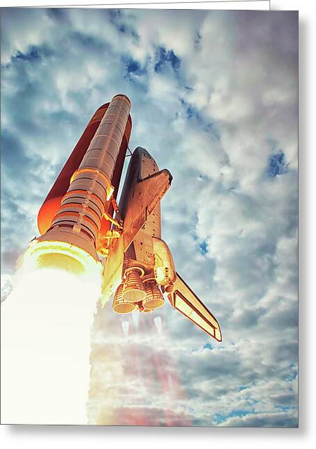 Space Shuttle Endeavour Greeting Cards