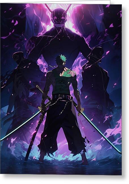 Roronoa Zoro Greeting Card for Sale by MohamedRaniDe
