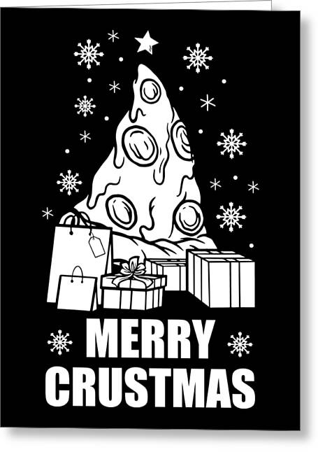 Christmas Rockin Holiday Guitar Band Music Gift Greeting Card by Haselshirt