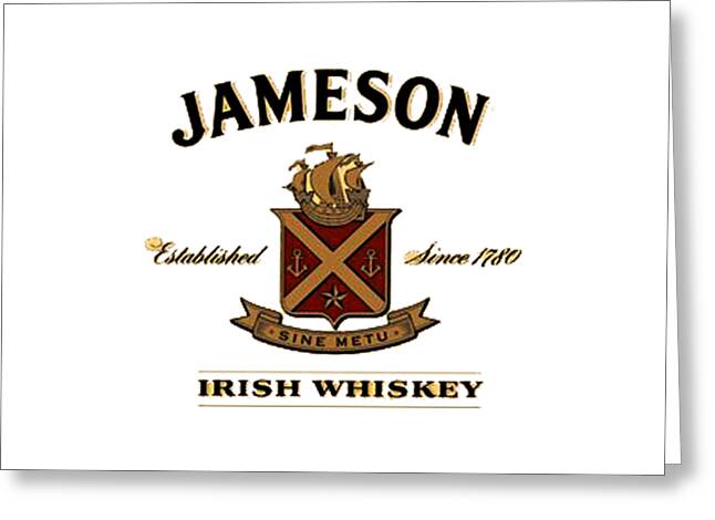 Jameson Irish Whiskey Greeting Cards