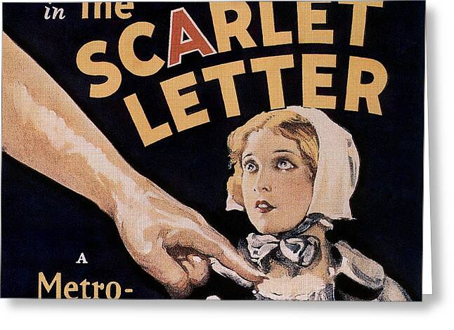 Scarlet Letter Greeting Cards