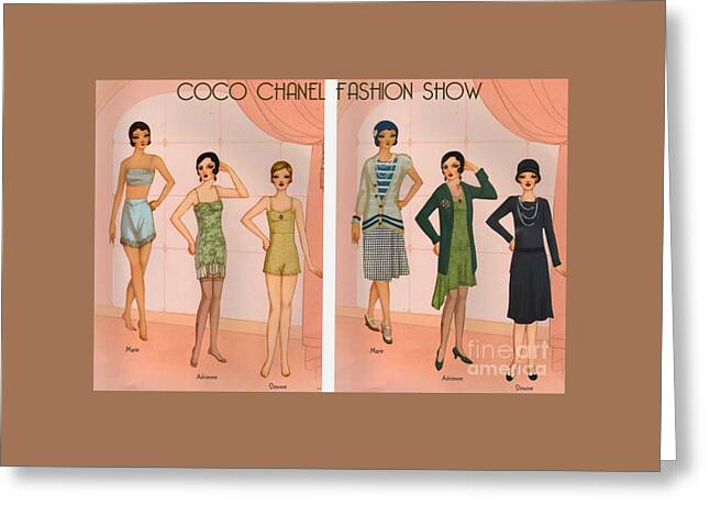 Coco Chanel Greeting Cards for Sale - Fine Art America