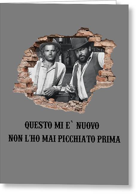 Bud Spencer And Terence Hill Poster by Artista Fratta - Fine Art