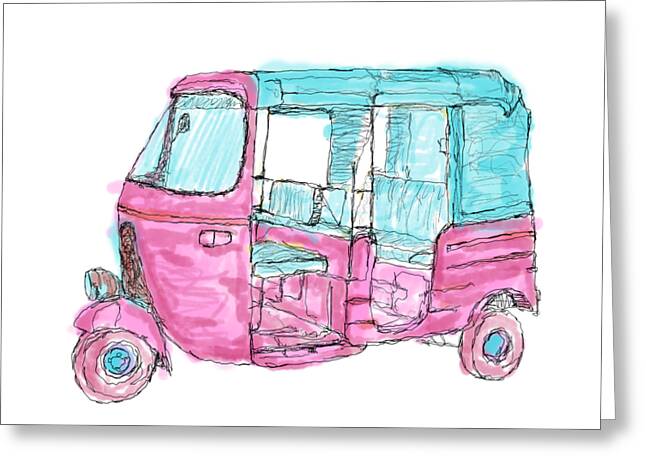 Auto rickshaw Drawing Art Sketch, tuk tuk taxi, comics, fictional  Character, cartoon png | PNGWing