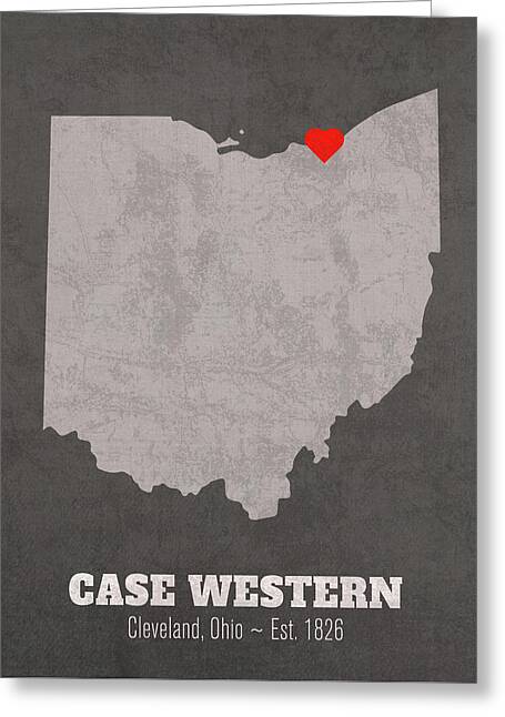 Case Western Reserve University Greeting Cards