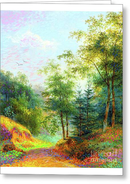 Maine Roads Paintings Greeting Cards