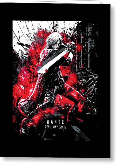 Dante, devil may cry Greeting Card for Sale by KennedeeOutcast