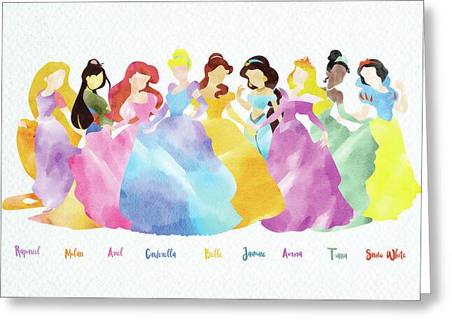 NEW Disney Princesses Cinderella Themed Blank Christmas Greeting Card #2 