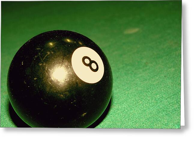 8-ball rules poster | Greeting Card
