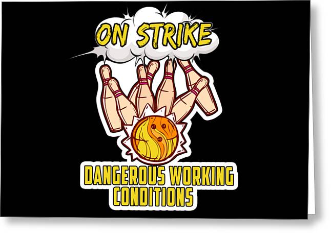 Working Conditions Digital Art Greeting Cards
