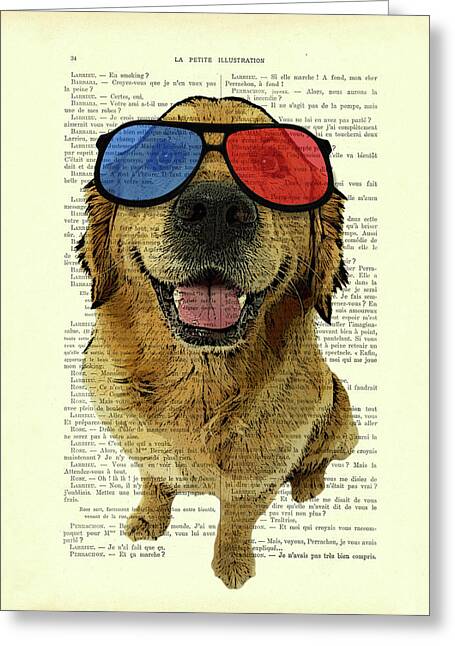 Doggy Mixed Media Greeting Cards