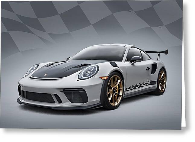 Gt3 Rs Greeting Cards