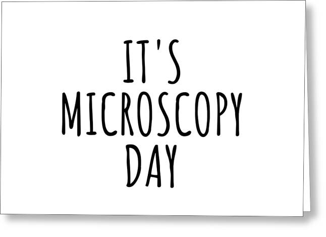 Microscopy Greeting Cards