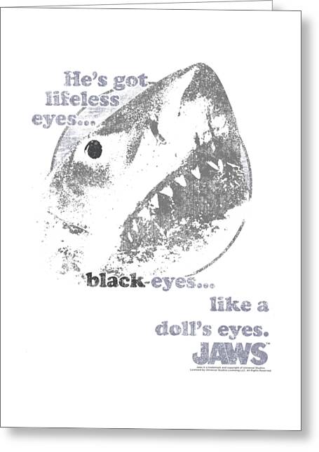 A Megalodon Shark Greeting Cards