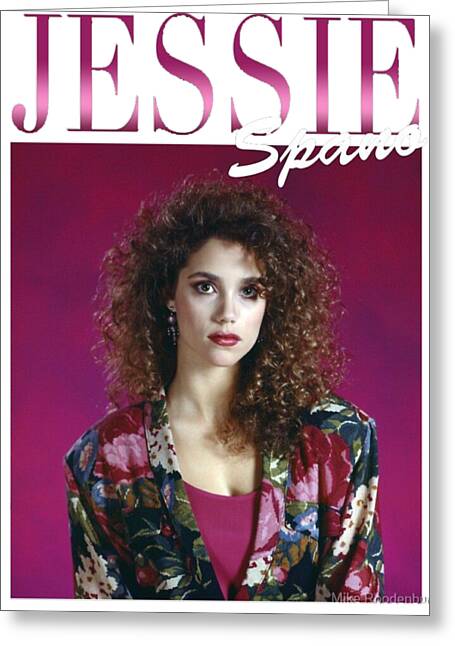 Greeting Card Saved by the Bell's Jessie Spano