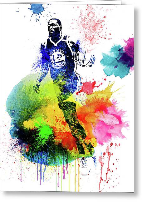 Kevin Durant Oklahoma City Thunder Pixel Art 5 T-Shirt by Joe Hamilton -  Pixels