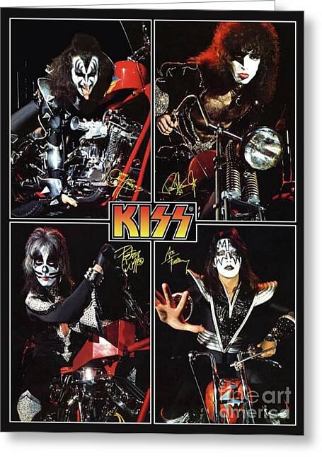 KISS KRUISE ONE  2011 OFFICIAL TWO SIDED POST CARDS 5x7 inch OVERSIZED CARDS! 