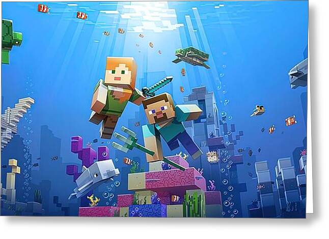 Fundy Minecraft Art Greeting Card for Sale by Tooken