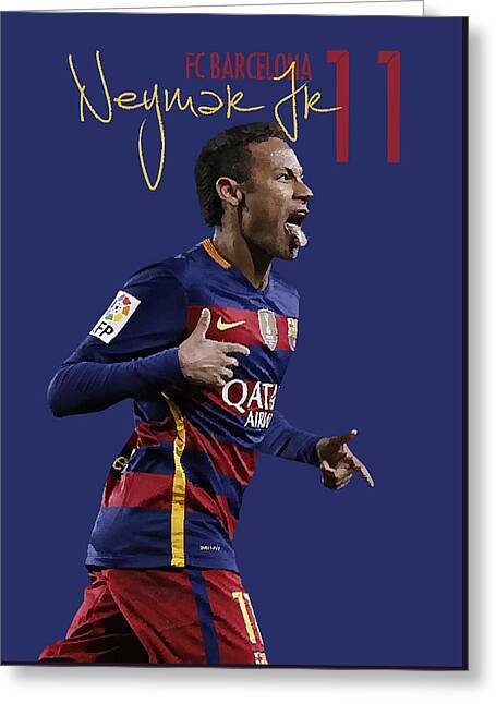 Neymar Jr celebration Greeting Card for Sale by Truefans