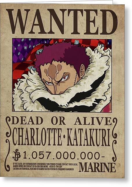 Avis De Recherche Charlotte Katakuri Wanted