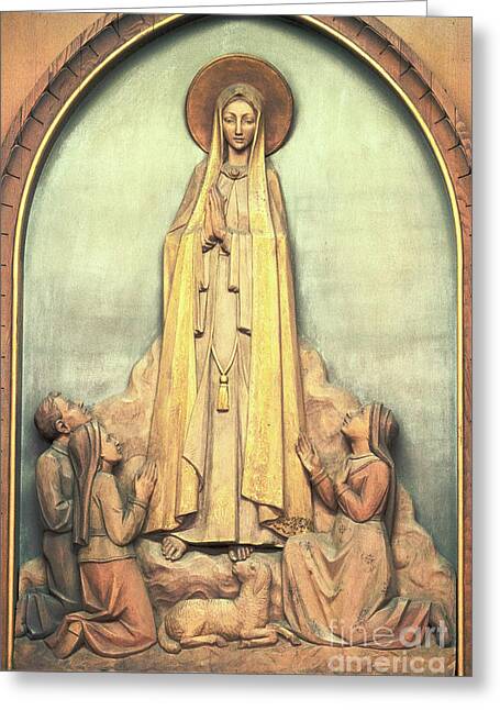 F379 Chrome Advertising card 4x7 Mary Queen of Rosary by Broderick Chicago