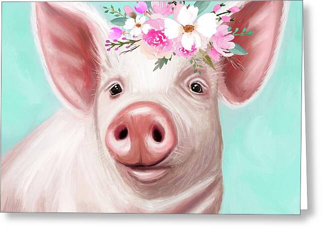 Piggly Wiggly Greeting Cards Fine Art America