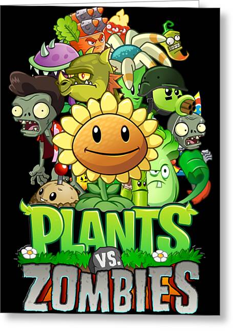 Plants vs zombies #1 Drawing by Myah Carroll - Fine Art America