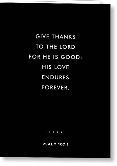 Psalm 107 Greeting Cards