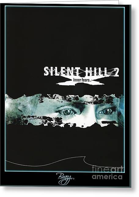 Silent Hill 2 - Ps2 Original Box Art (Green Cover) (Neon) Poster