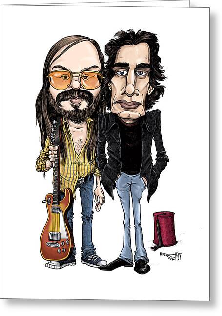 Steely Dan In Color Greeting Card