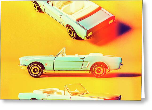 Sixties Style Car Greeting Cards