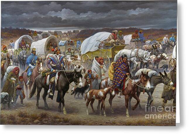 Indian Removal Act Greeting Cards | Fine Art America