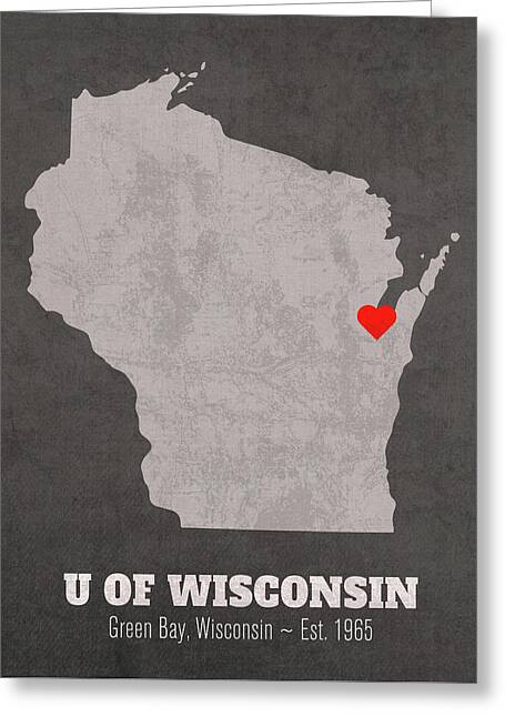 University Of Wisconsin Green Bay Greeting Cards