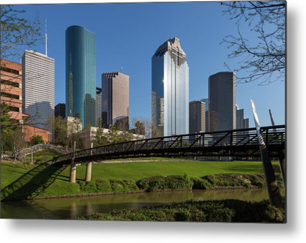  Photograph - Houston Skyline by Buffalo Bayou by Tim Stanley