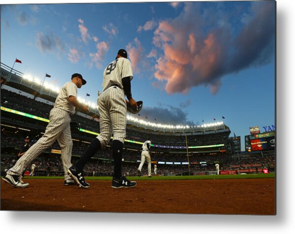 Matt Holliday And Aaron Judge Metal Poster