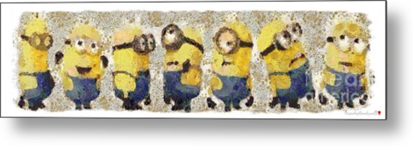  Painting - Fragmented And Still In Awe Congratulations MINIONS by Catherine Lott