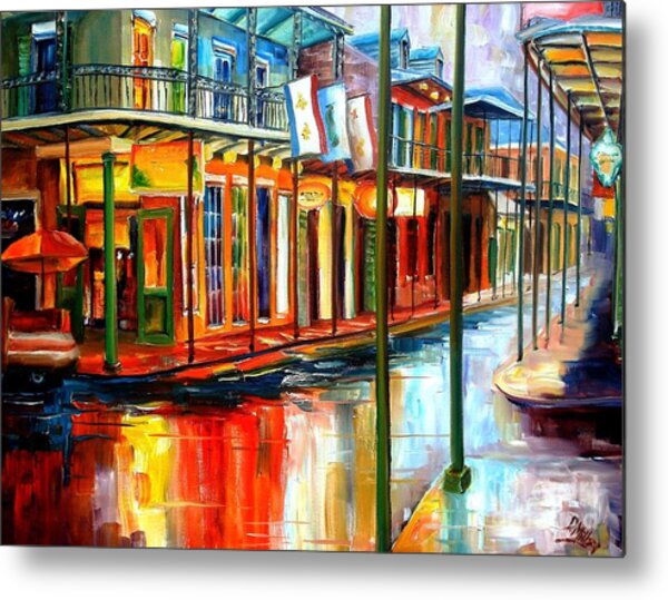 unframed art Since 1893 St Charles Line French Quarter tickets metal tin sign