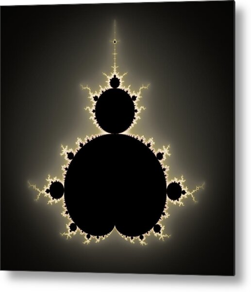 Mandelbrot Set Square Format Art Metal Print
