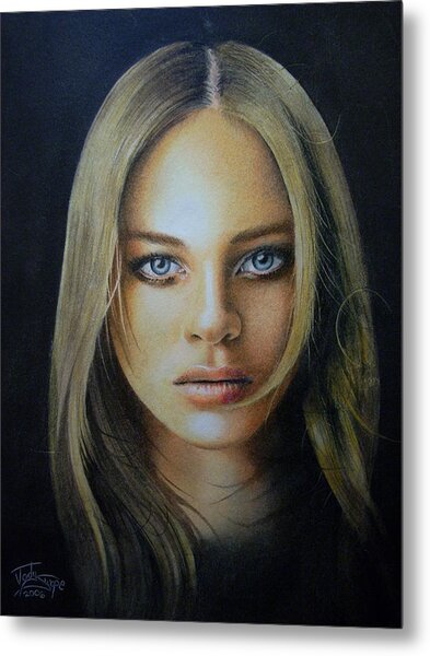 Blonde Hair Blue Eyes Drawing By Jody Swope