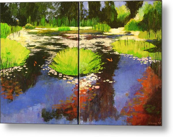 Hughes Water Garden Painting By Melody Cleary