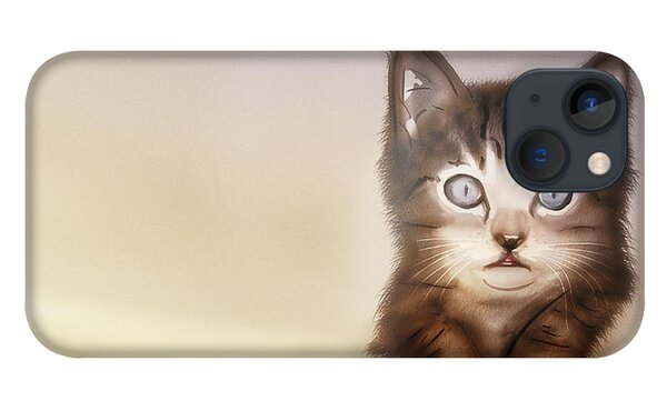 Beautiful Kitten - iPhone Case alternative background by Matthias Zegveld
