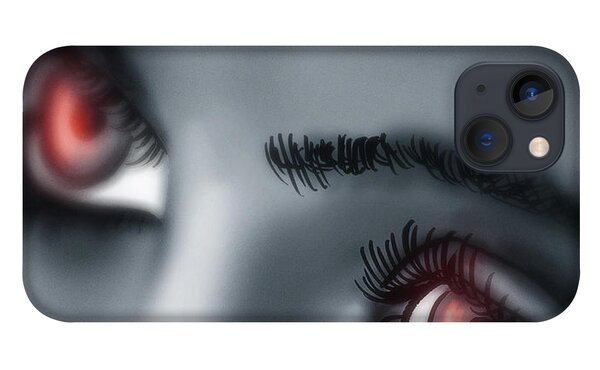 Eyes of Delusion - iPhone Case alternative background by Matthias Zegveld
