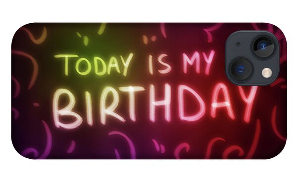 Today Is My Birthday - iPhone Case by Matthias Zegveld