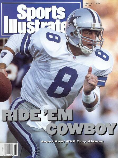 Emmitt Smith Power Dallas Cowboys NFL Football Vintage Original Acti –  Sports Poster Warehouse