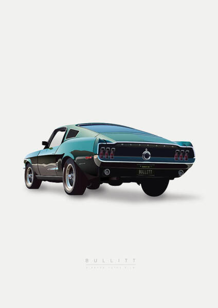 MUSTANG CAR POSTER Photo Picture Poster Print Art A0 A1 A2 A3 A4 AB246 
