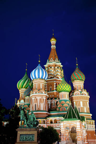 Saint Basils Cathedral, Moscow, Russia Poster by Station96
