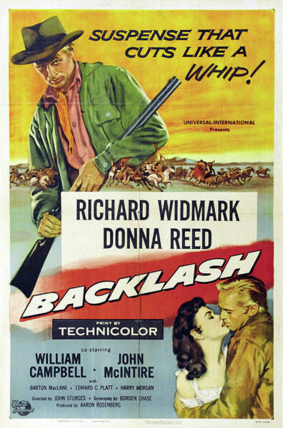 Time limit Richard Widmark vintage movie poster 