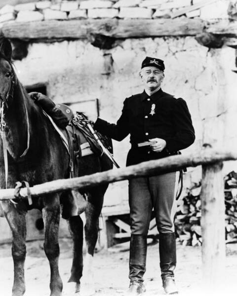 John Wayne In Fort Apache Poster