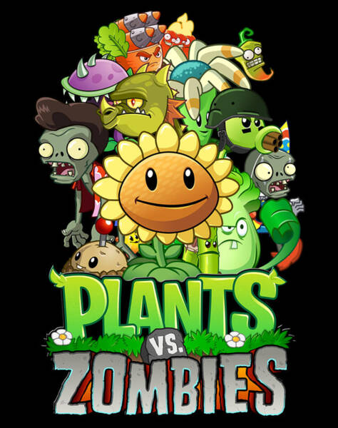 Plants vs Zombies Heroes Game Poster, Exclusive Art, NEW