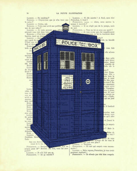 Doctor Who GBeye Poster encadré Tardis Sign